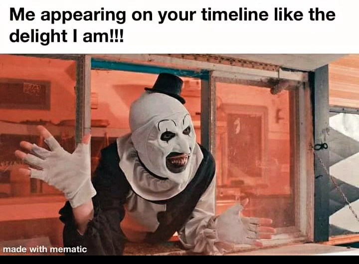 It's an... Art .. 😜
#horror #horrorlove #horrorfan #horrormovie #horrormovies #horrorfan #horrorfilm #horrorclub #horrorart #horrorjunkie #horroraddict #horrornights #horrornerd #horrorpunk #horrorsto