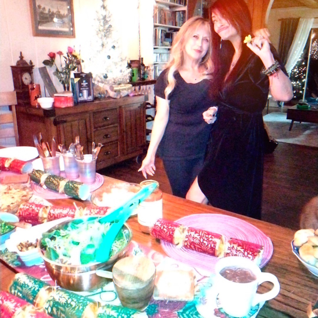 Thank you @maxwasaofficial & @cindycie for a killer Christmas, the food was amazing as ALWAYS!! Thank you and much love!! ... 
And yes... I got the lady reindeer's number 🤣
#christmas #christmas2023 #