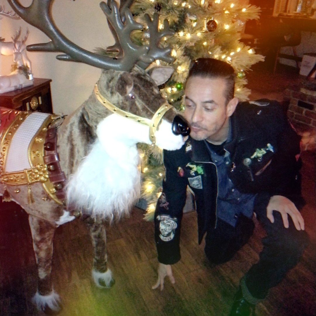 Thank you @maxwasaofficial & @cindycie for a killer Christmas, the food was amazing as ALWAYS!! Thank you and much love!! ... 
And yes... I got the lady reindeer's number 🤣
#christmas #christmas2023 #