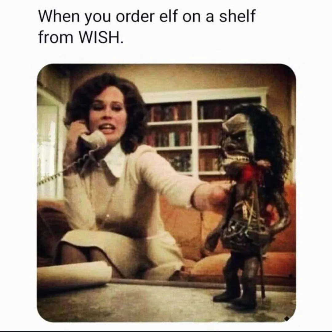 Give that elf a squeeze.... 
#horror #horrorlove #horrorfan #horrormovie #horrormovies #horrorfan #horrorfilm #horrorclub #horrorart #horrorjunkie #horroraddict #horrornights #horrornerd #horrorpunk #