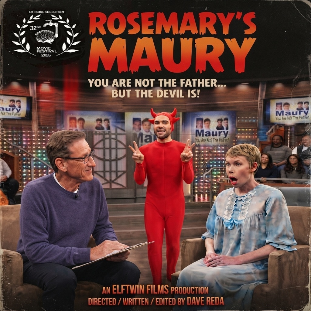 Well? This weekend the Brainwash Movies Film fest goes off starting TONIGHT!!! 
My film, ROSEMARY'S MAURY, plays Saturday night in the second to last spot, and I am very excited!! 
This is not only my